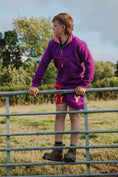 Load image into Gallery viewer, Bicton Quarter Zip Sweatshirt- Purple and Pink
