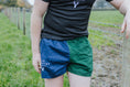 Load image into Gallery viewer, Duo Rugby Shorts- Green and Navy