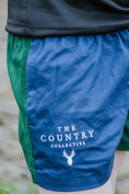 Load image into Gallery viewer, Duo Rugby Shorts- Green and Navy