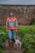 Load image into Gallery viewer, Hartpury Quarter Zip Sweatshirt- CORAL
