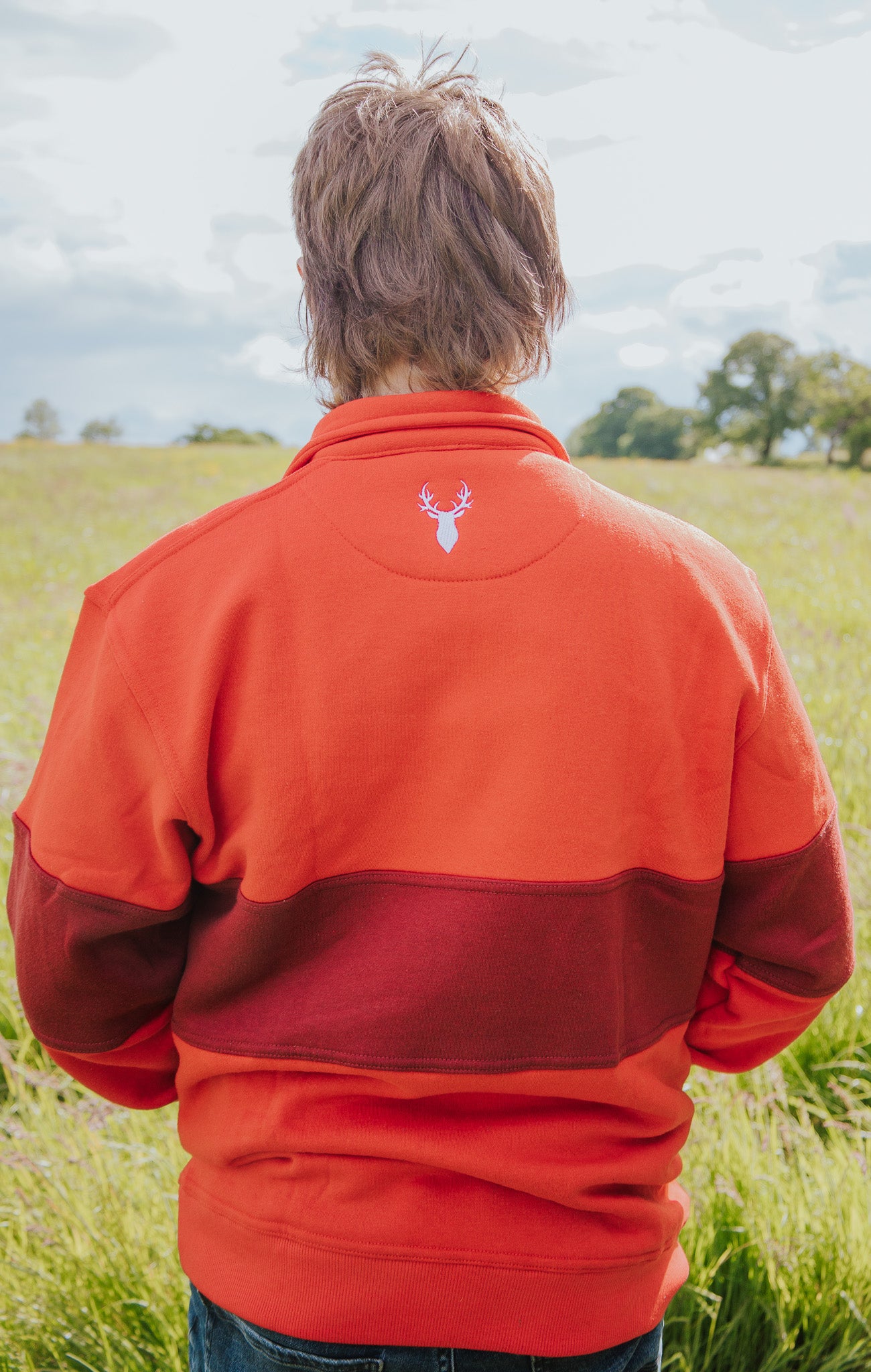 Hartpury Quarter Zip Sweatshirt- RED