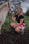 Load image into Gallery viewer, Daisy Shorts- Pink and White
