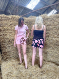 Load image into Gallery viewer, Harper Shorts- Pink and Brown
