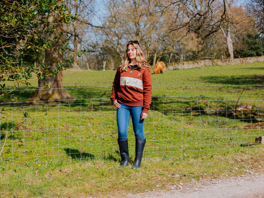 Willow Quarter Zip- Brown