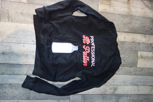 BLACK SLOGAN HOODIES- SAMPLE SALE