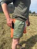 Load image into Gallery viewer, Duo Rugby Shorts- Olive and Orange
