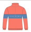 Load image into Gallery viewer, Hartpury Quarter Zip Sweatshirt- CORAL
