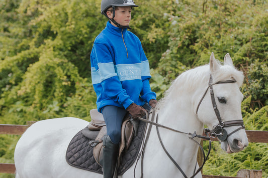 Hartpury Quarter Zip Sweatshirt- BLUE